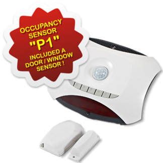 Occupancy Sensor P1 – Occupancy and proximity sensor that turns off air conditioner - Included a Window/Door sensor